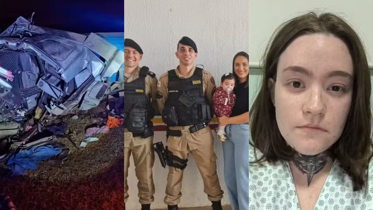 Você viu? Carreta capota e mata motorista, PM homenageado por salvar bebê e jovem com 'pior dor do mundo' pede sorte antes de sedação