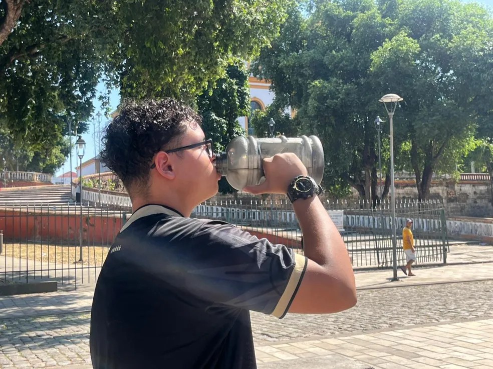Calor perto de 36°C marca fim de semana e segunda em Manaus — Foto: Nainy Castelo Branco/Rede Amazônica