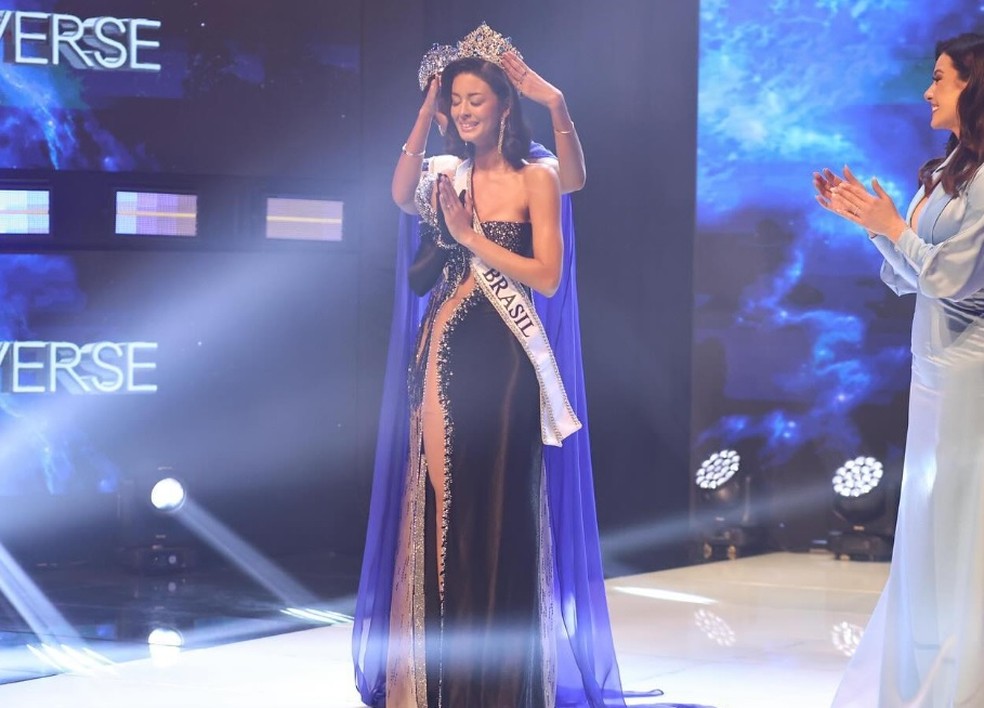 A modelo pernambucana Luana Cavalcante, eleita como Miss Universo Brasil de 2024. — Foto: Reprodução/Instagram/Sarahmoraisfoto