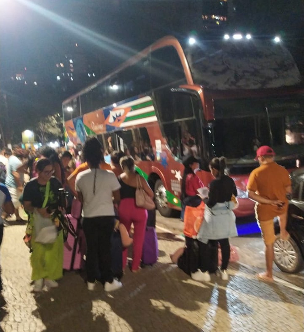 Congressistas no Pará antes de descobrirem que não iam viajar — Foto: Arquivo Pessoal 