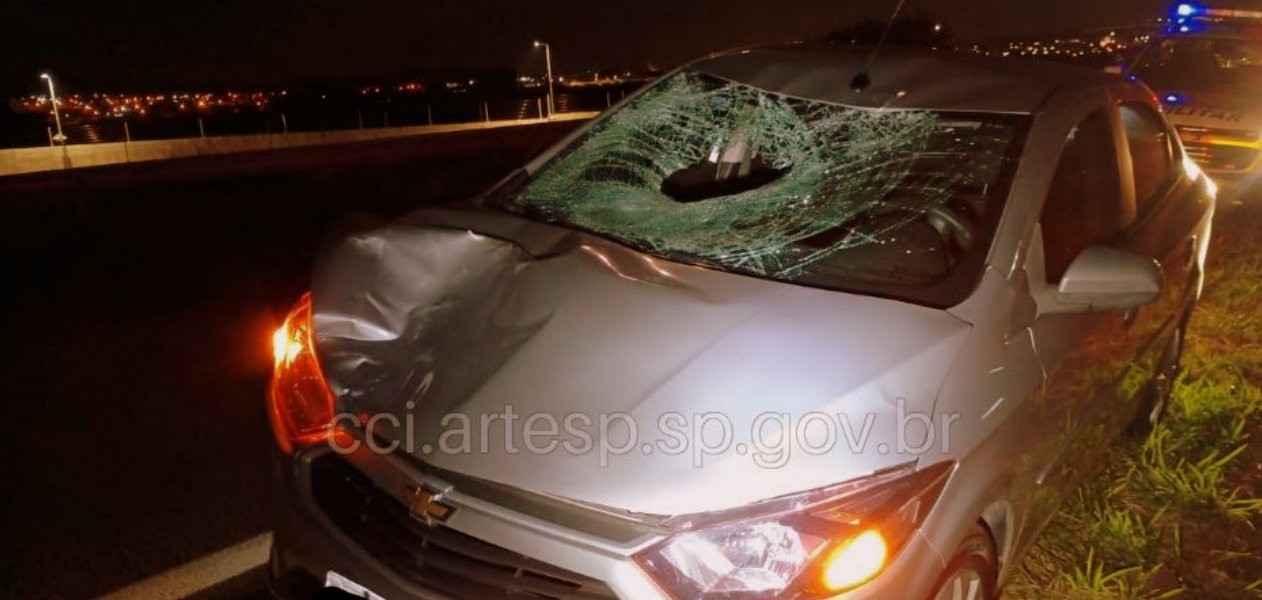 Homem morre atropelado por carro na Rodovia Washington Luís em Rio Claro