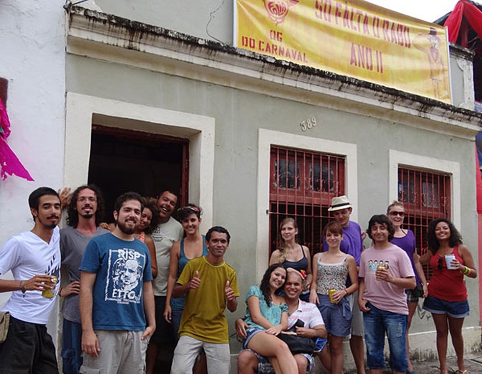 Turistas de todo o Brasil e do exterior vêm curtir a folia em Olinda — Foto: Luna Markman / G1