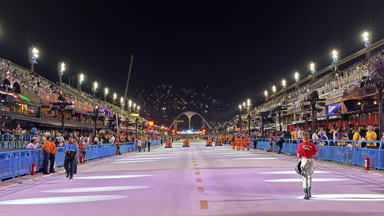 Veja preparativos para a 1ª noite do Grupo Especial 