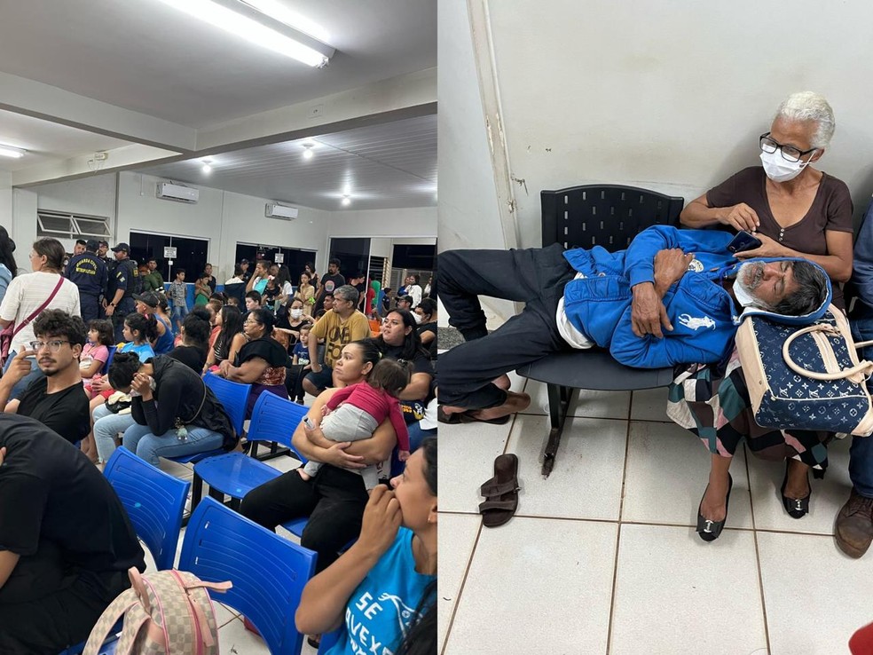 Crise na saúde em Campo Grande — Foto: Reprodução