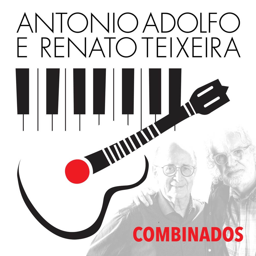 Capa do álbum ‘Combinados’, de Antonio Adolfo e Renato Teixeira — Foto: Arte de Bento Andreato