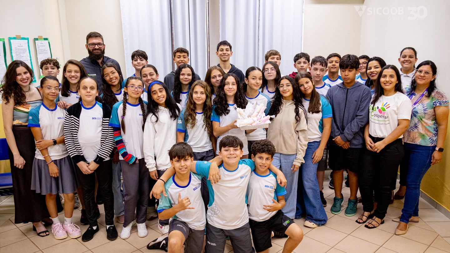 Instituto Sicoob visita Cooperativas Mirins apadrinhadas pela Sicoob Credip