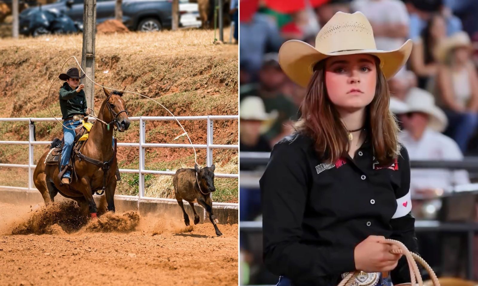 Saiba quem é a goiana que fez sucesso em um dos maiores rodeios dos Estados Unidos