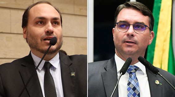 Bolsonaro recebe visita dos filhos nesta terça