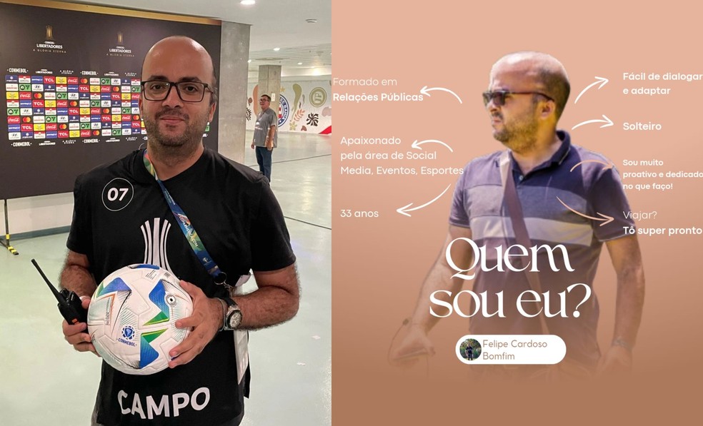 Felipe é relações públicas e tem experiência em comunicação e eventos, mas está desempregado há quase dois anos | Foto: Arquivo Pessoal