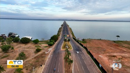 BDT mostra trânsito em ponte sobre o Lago de Palmas