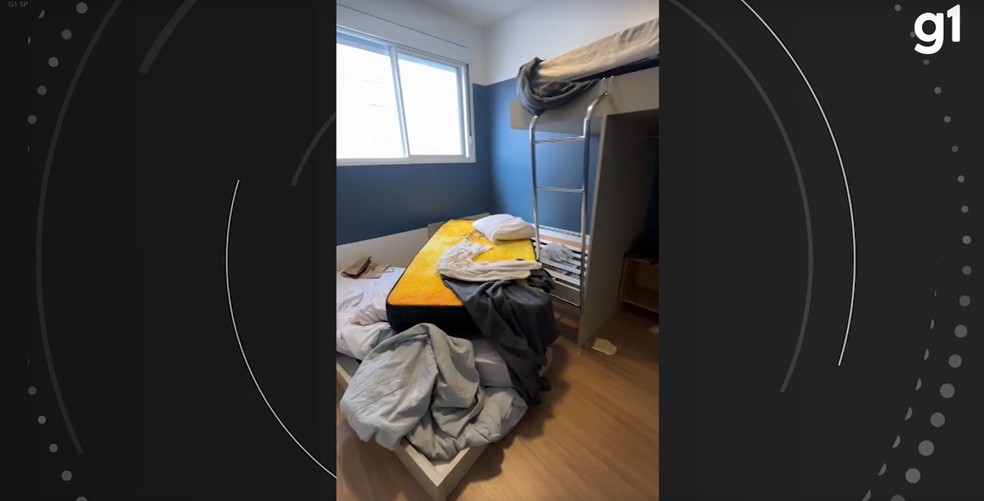 Hóspedes deixaram apartamento de aluguel por temporada bagunçado e sujo em SP. — Foto: Reprodução