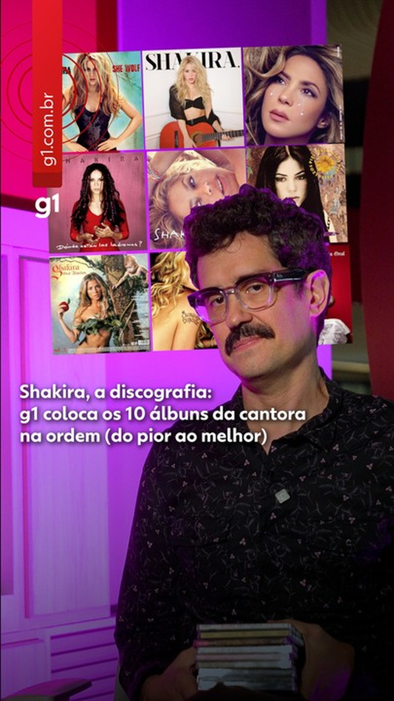 Shakira, a discografia: g1 coloca os 10 álbuns da cantora na ordem (do pior ao melhor)