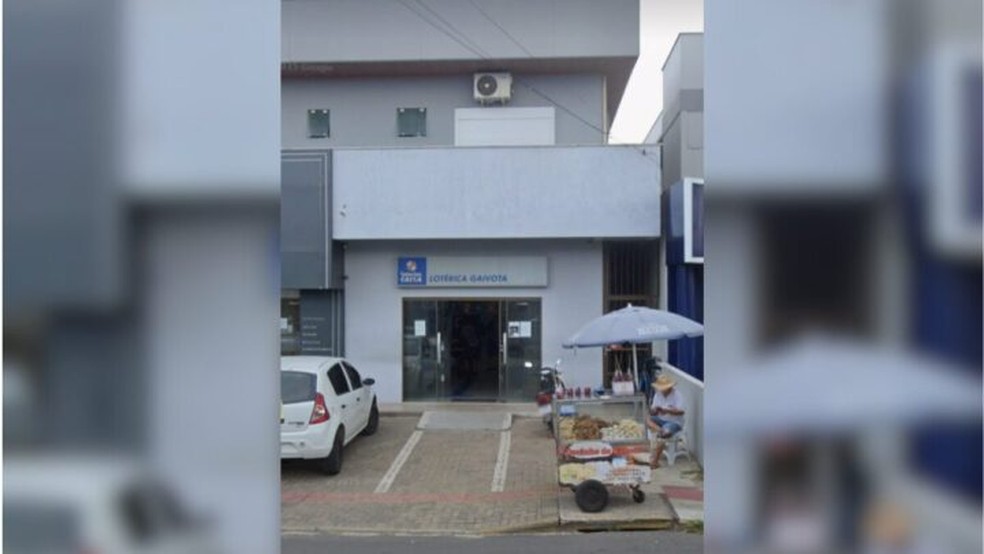 Lotérica Gaivota, local onde as apostas foram feitas — Foto: Divulgação
