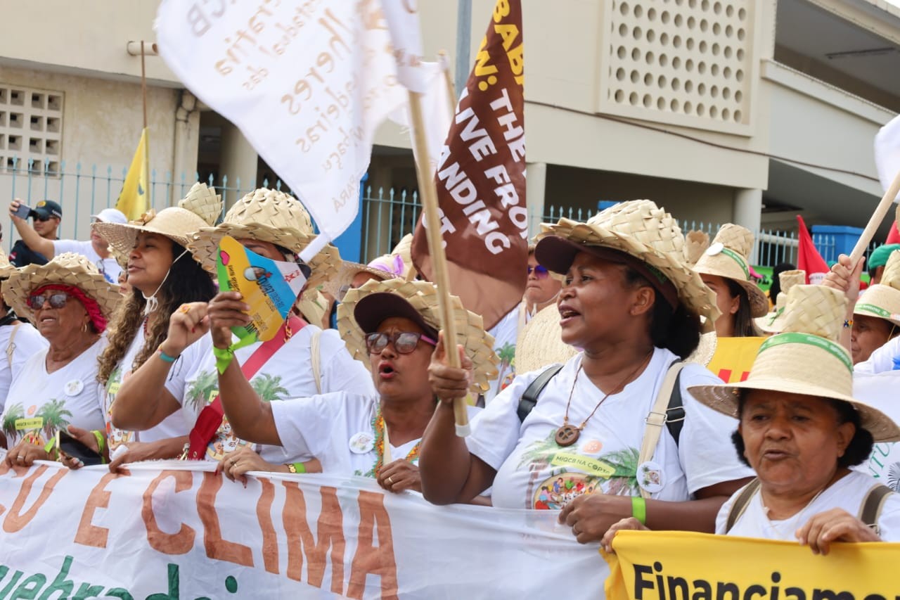 Mulheres do babaçu levam pauta territorial do Maranhão aos debates da COP30