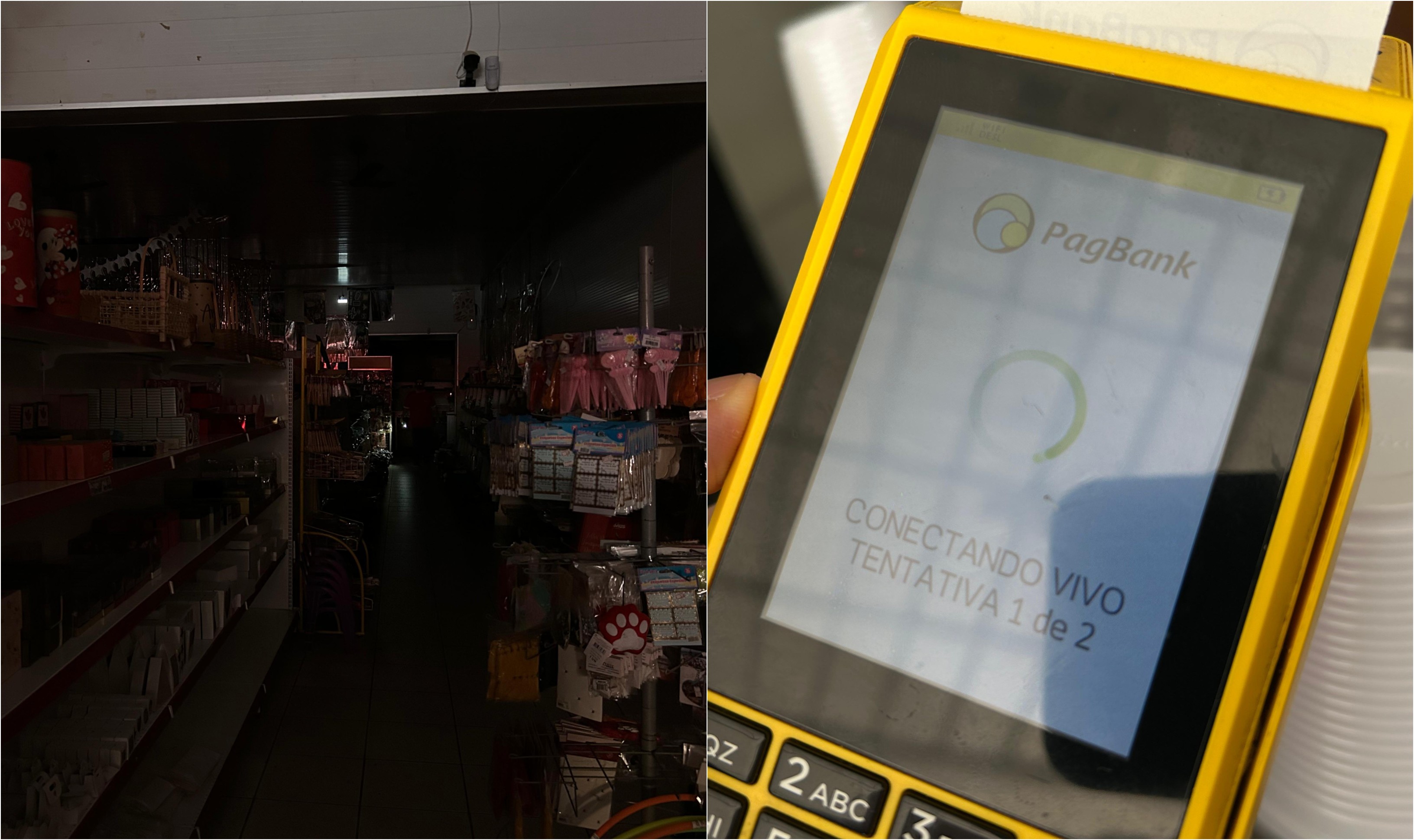 Roraima tem 'apagão' de internet, energia e comunicação e lojistas relatam prejuízo: 'Dia perdido'