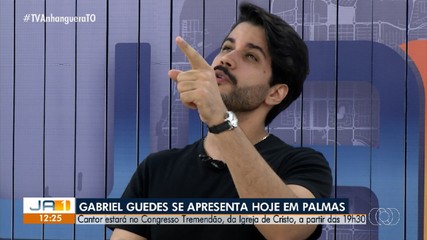 Gabriel Guedes se apresenta em congresso de igreja em Palmas