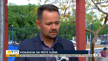 Adapec realiza monitoramento contra a peste suína em cidades do Tocantins