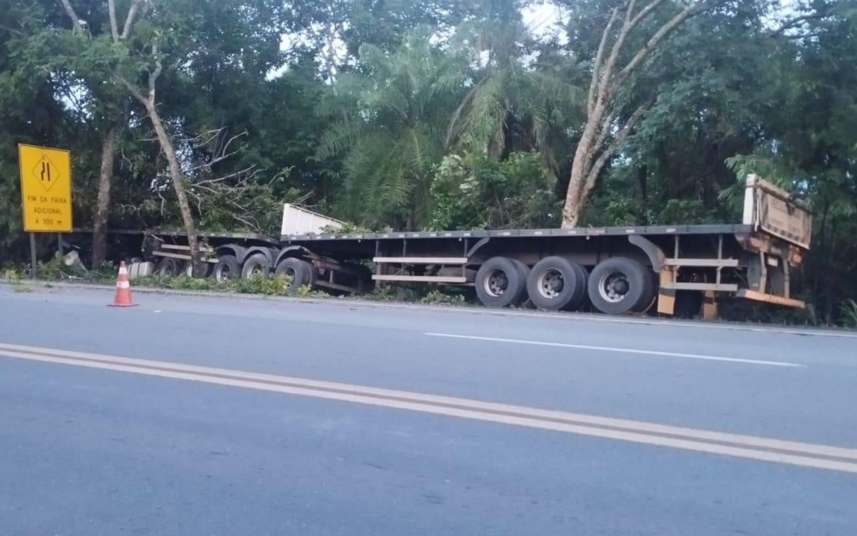 Duas pessoas morrem em acidente na BR-153, em Santa Tereza de Goiás