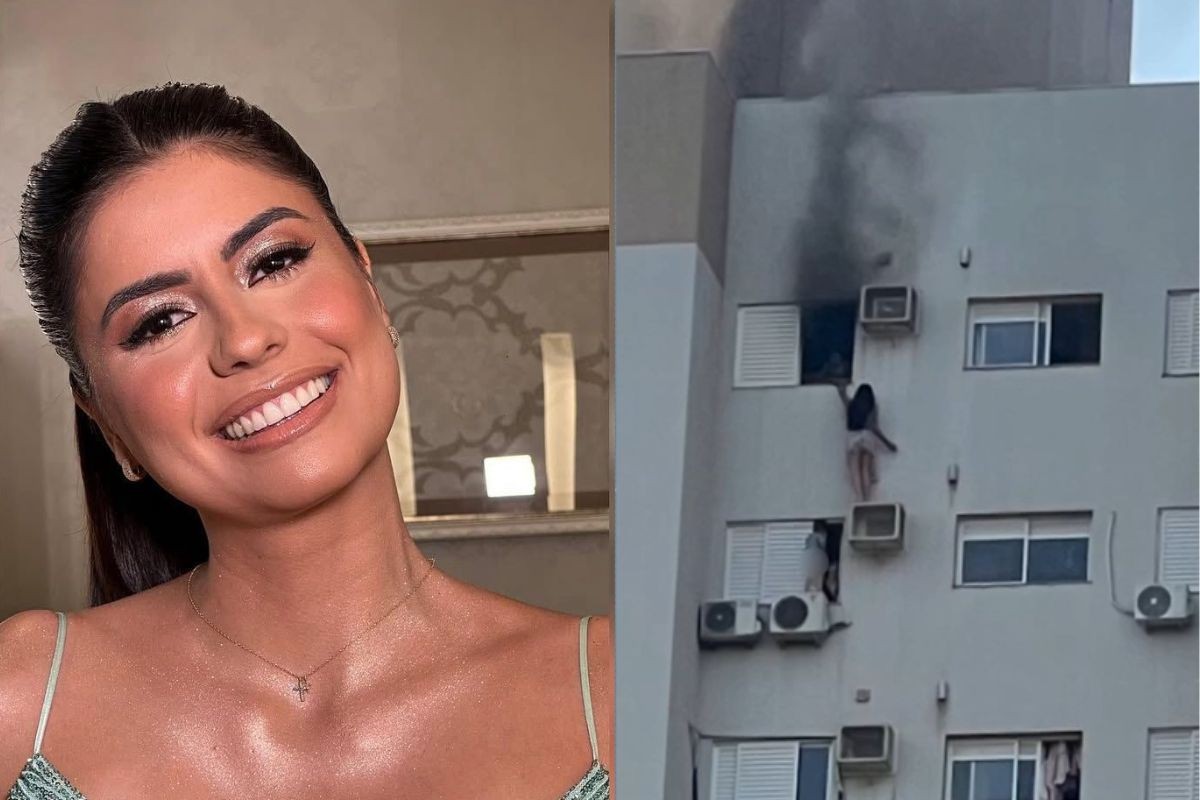'O fato de ela ter salvado a mãe e o primo resume bem quem ela é', diz amigo de mulher que se pendurou em ar-condicionado durante incêndio no Paraná