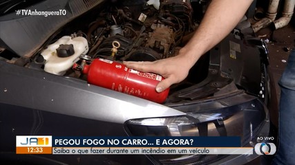Veja orientações sobre como agir se seu carro estiver pegando fogo