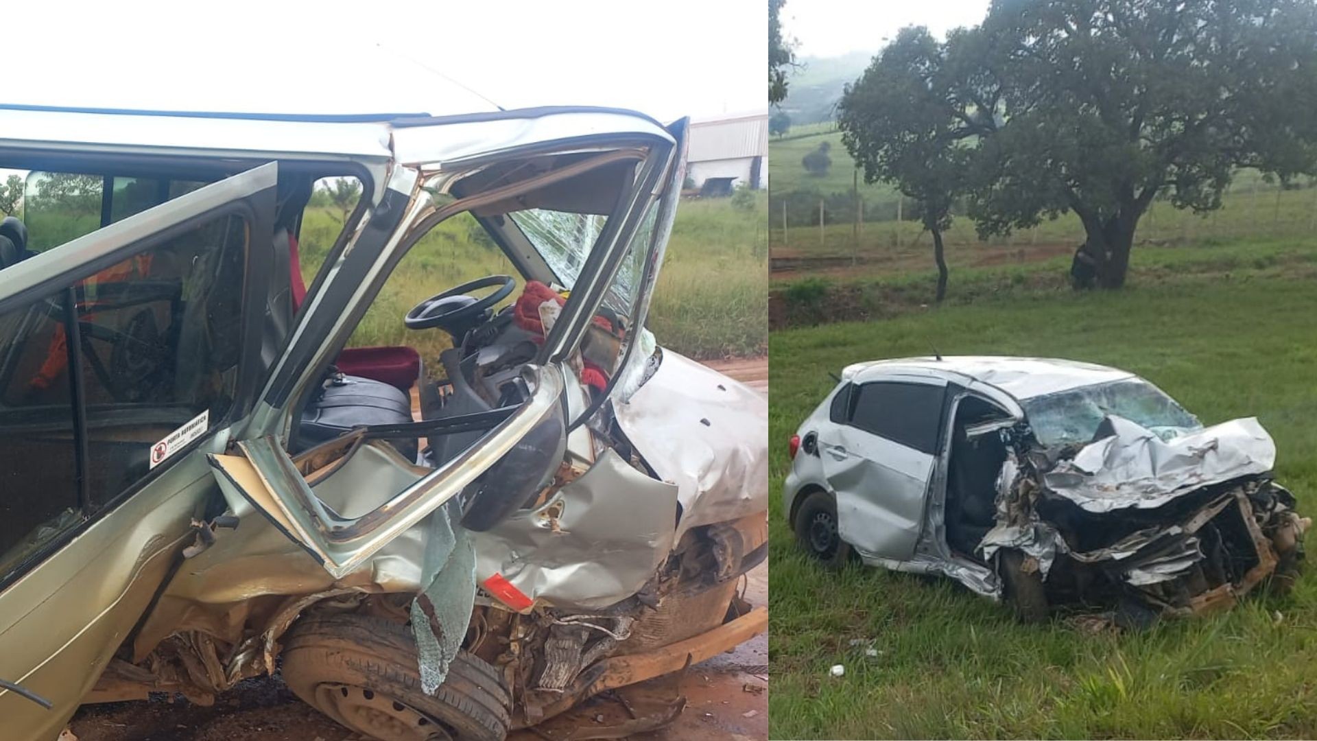 Acidente entre van e carro deixa três pessoas mortas e 11 feridas na BR-354 em MG