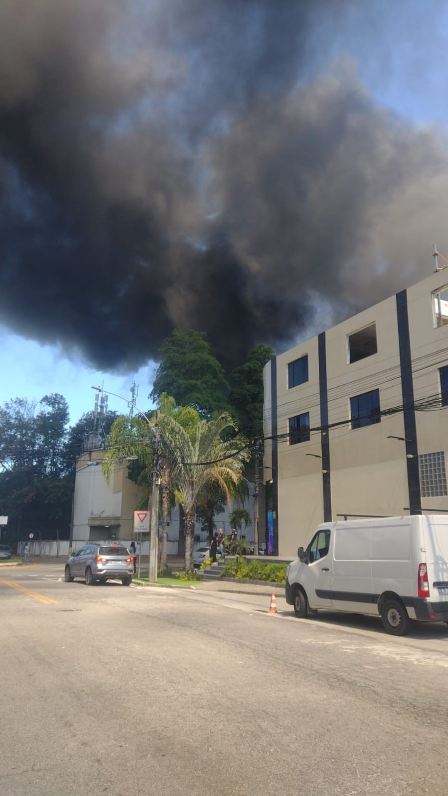 Incêndio na Barra da Tijuca