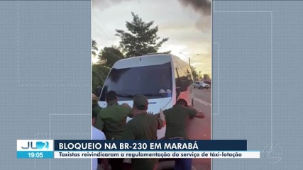 Protesto de motoristas bloqueia BR-230 em Marabá