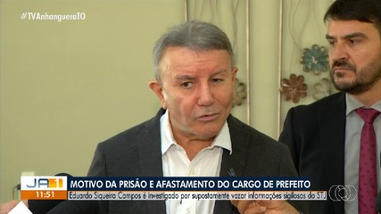 Eduardo Siqueira Campos (PODEMOS) deixa a prisão e volta ao cargo de prefeito de Palmas