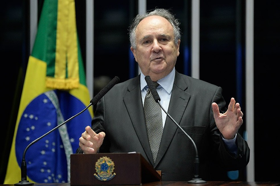 Cristovam Buarque, ex-governador do DF — Foto: Pedro França/Agência Senado