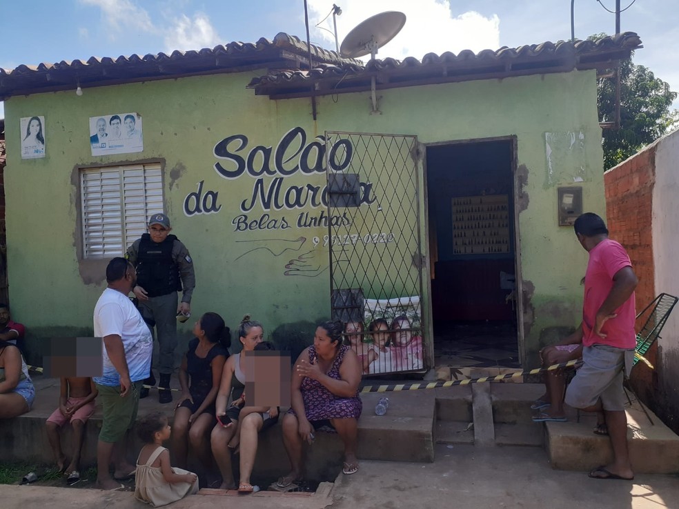 Homem é morto a tiros na frente da mulher e filha no Piauí — Foto: PM-PI