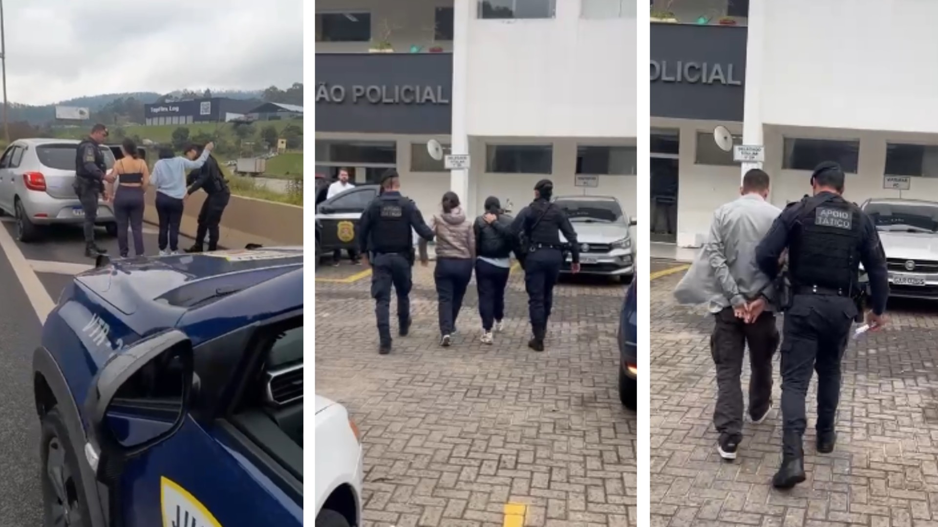 Estrangeiros são presos após furtos a farmácias e perseguição em Jundiaí