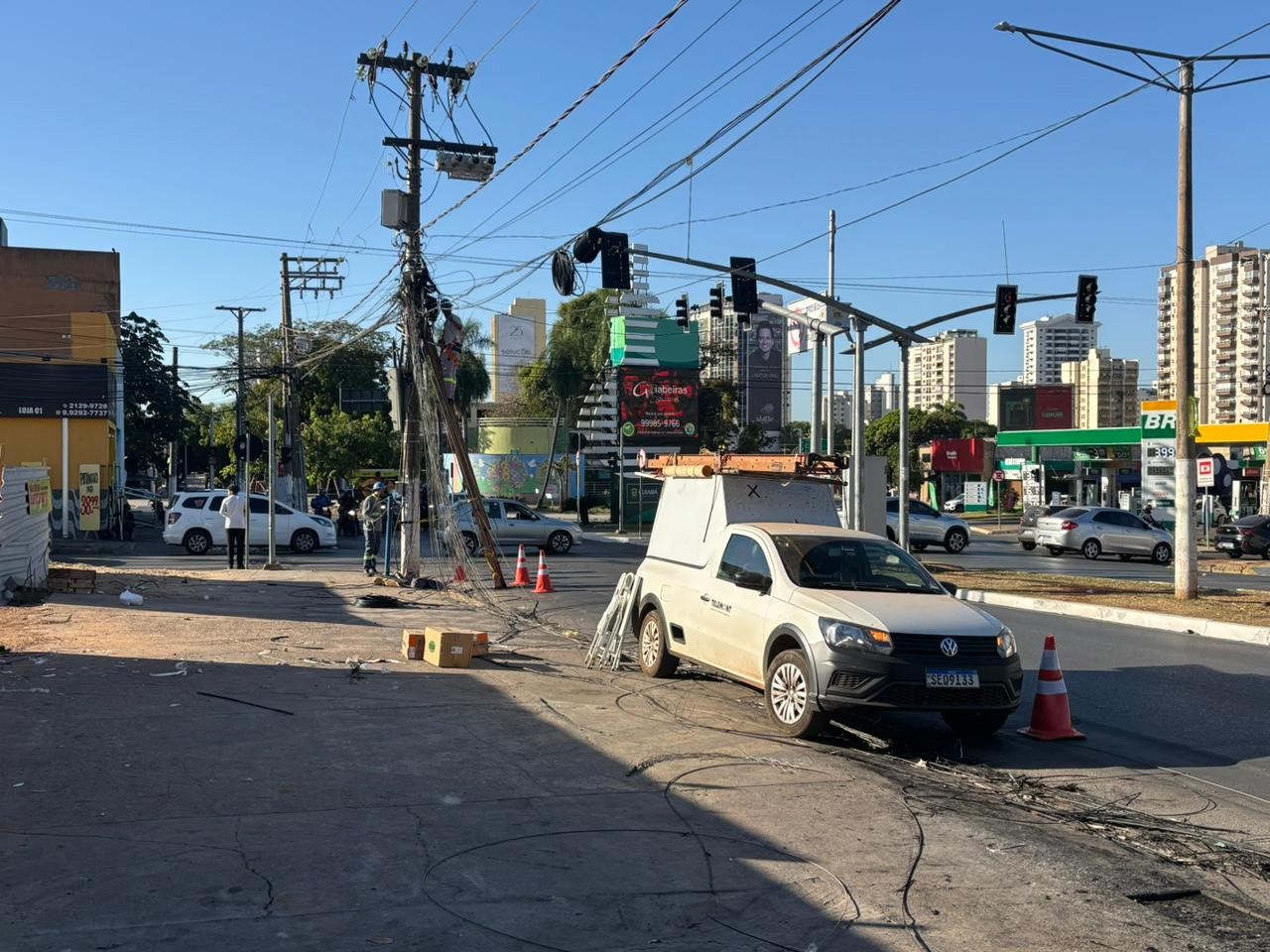 Unidades de saúde ficam sem internet após explosão de rede elétrica em Cuiabá 
