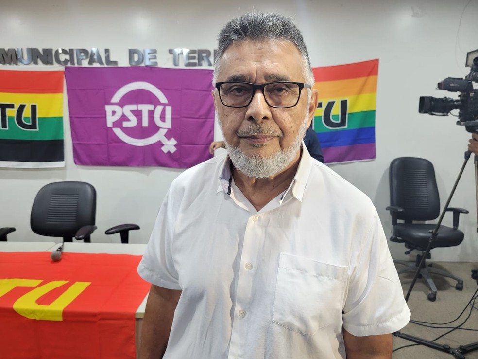  Geraldo Carvalho, pr&eacute;-candidato ao Governo do Piau&iacute; pelo PSTU &mdash; Foto: g1 PIau&iacute;