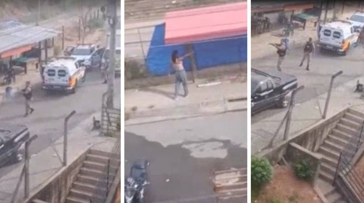 Moradores de Contagem filmam abordagem policial truculenta, com disparos de bomba e bala de borracha; veja vídeo