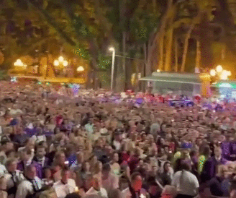 Senhor dos Passos: procissão reúne e emociona mais de 55 mil fiéis em Florianópolis; VÍDEO