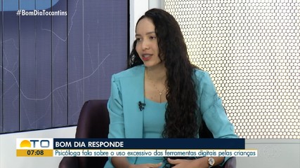 Especialista explica prejuízo das telas para crianças no Bom Dia Responde