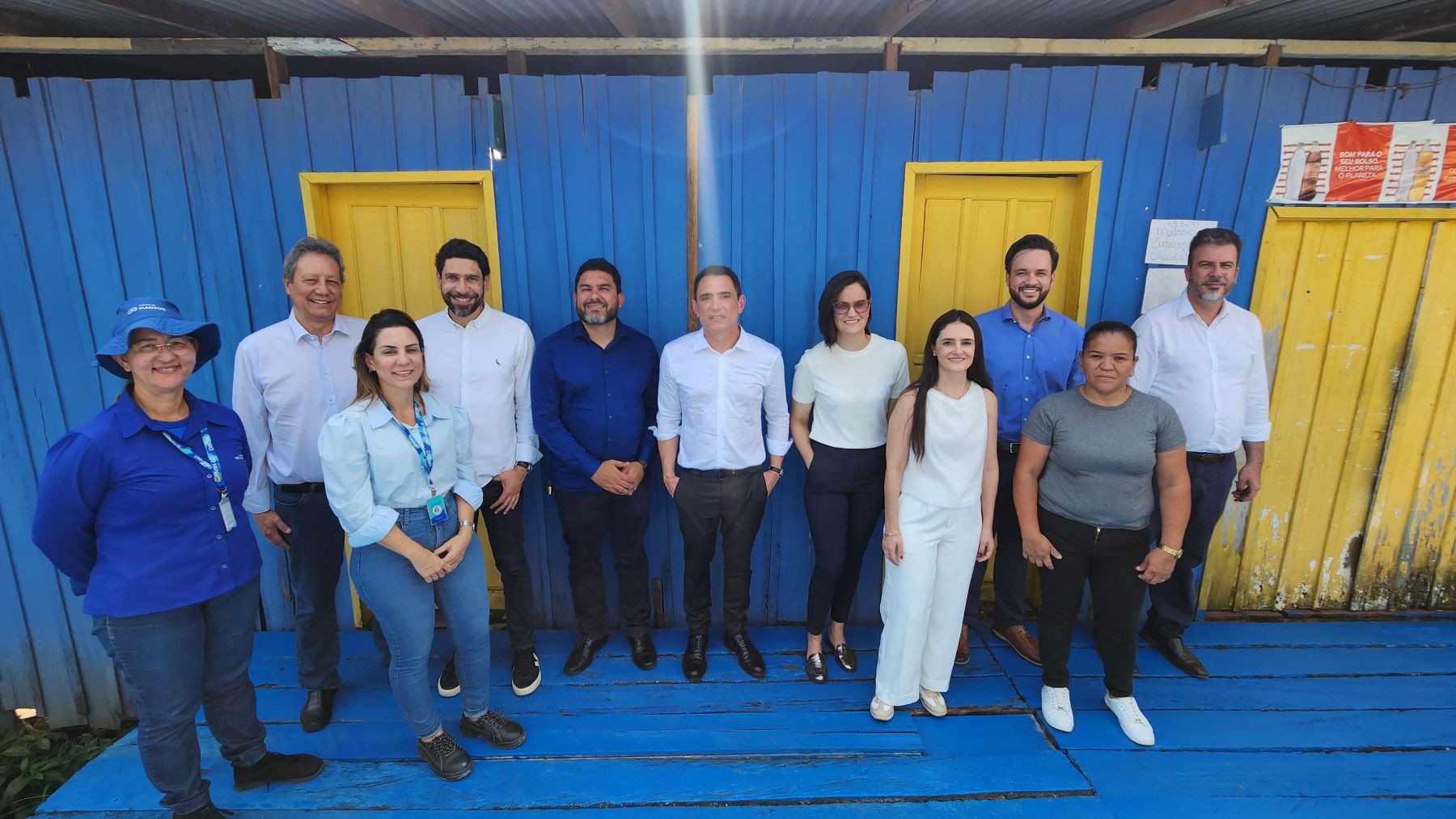 Comitiva da Agência Nacional de Águas (ANA) acompanha avanços no saneamento básico