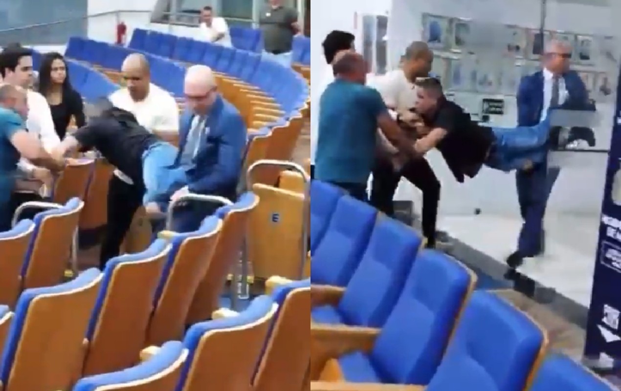 VÍDEO: morador é retirado à força da Câmara durante briga em sessão que aprovou aumento de quase 80% nos salários dos vereadores de Avaré