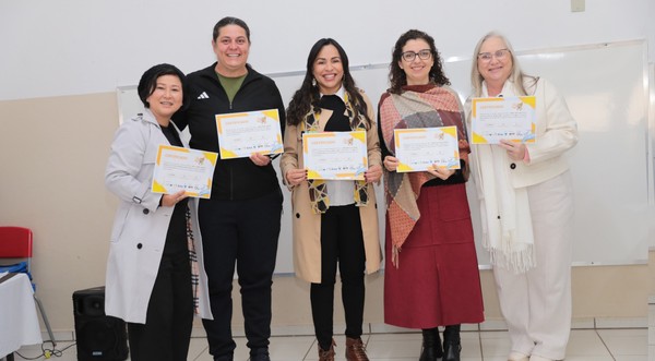 Diretoras das escolas premiadas — Foto: Divulgação/Comunicação DAE