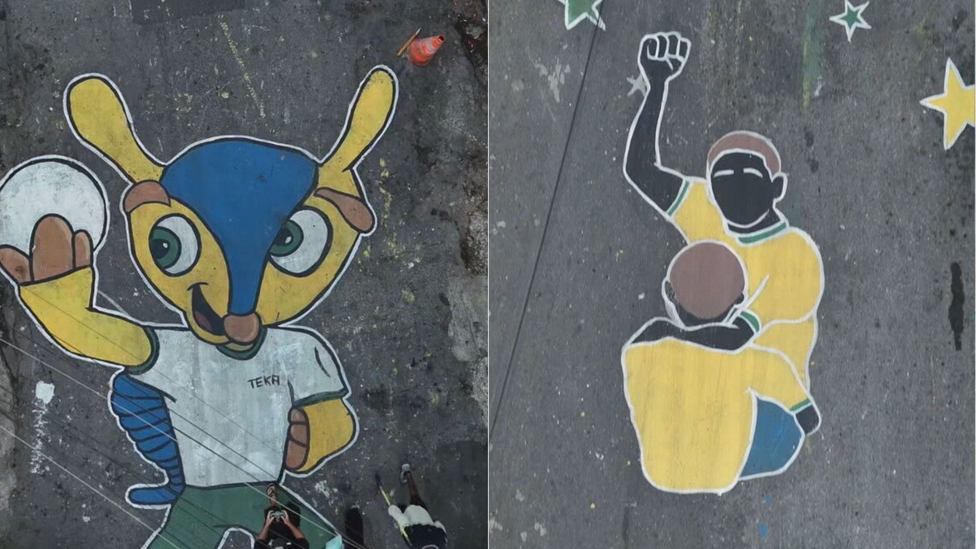 Veja fotos aéreas de ruas decoradas para Copa do Mundo em Belo Horizonte