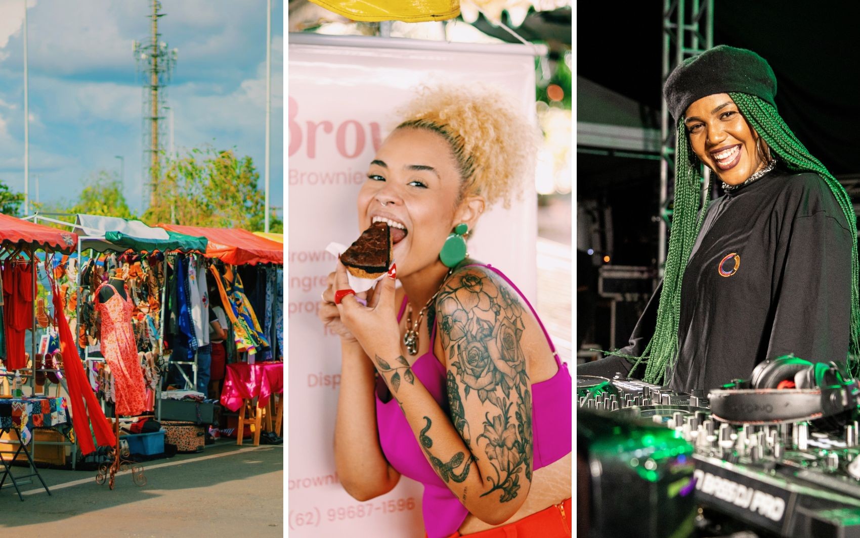 Feira das Minas tem venda de roupas, acessórios, cosméticos, gastronomia e shows gratuitos em Goiânia