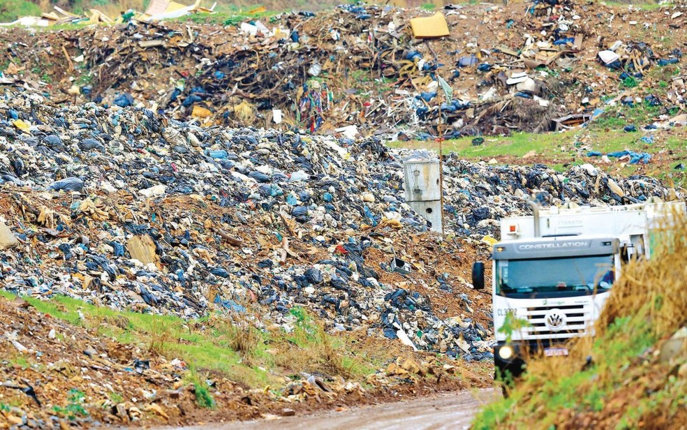 Aterro Sanitário de Goiânia — Foto: Wildes Barbosa/O Popular