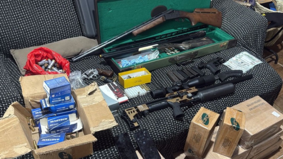 Pol&iacute;cia Federal desarticula grupo criminoso ligado ao tr&aacute;fico internacional de drogas em Jales (SP) &mdash; Foto: Pol&iacute;cia Federal/Divulga&ccedil;&atilde;o
