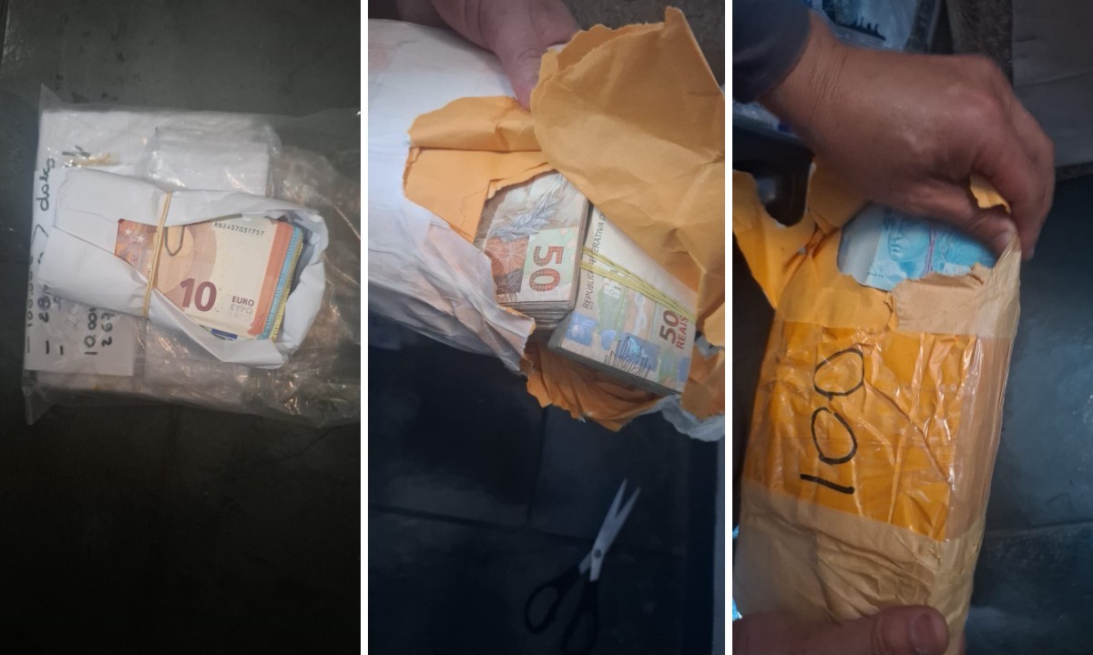 Irmã de delegada encontra R$ 1,2 milhão, 120 mil dólares e 12 mil euros escondidos em puff na Grande SP; policial diz que dinheiro é de herança