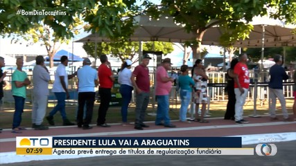 Presidente Lula visita o Tocantins para entrega de títulos e ações de reforma agrária