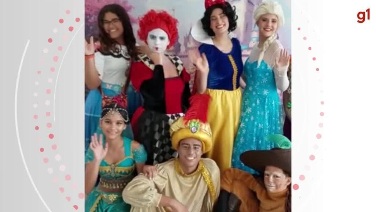 Personagens infantis de clássicos da Disney participam de 'festa' em ...