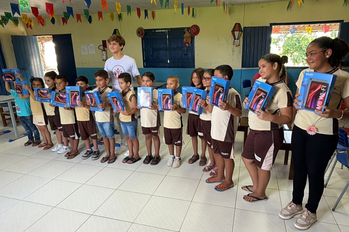 Ação social leva tecnologia e inovação para escola da Zona Rural de Gravatá