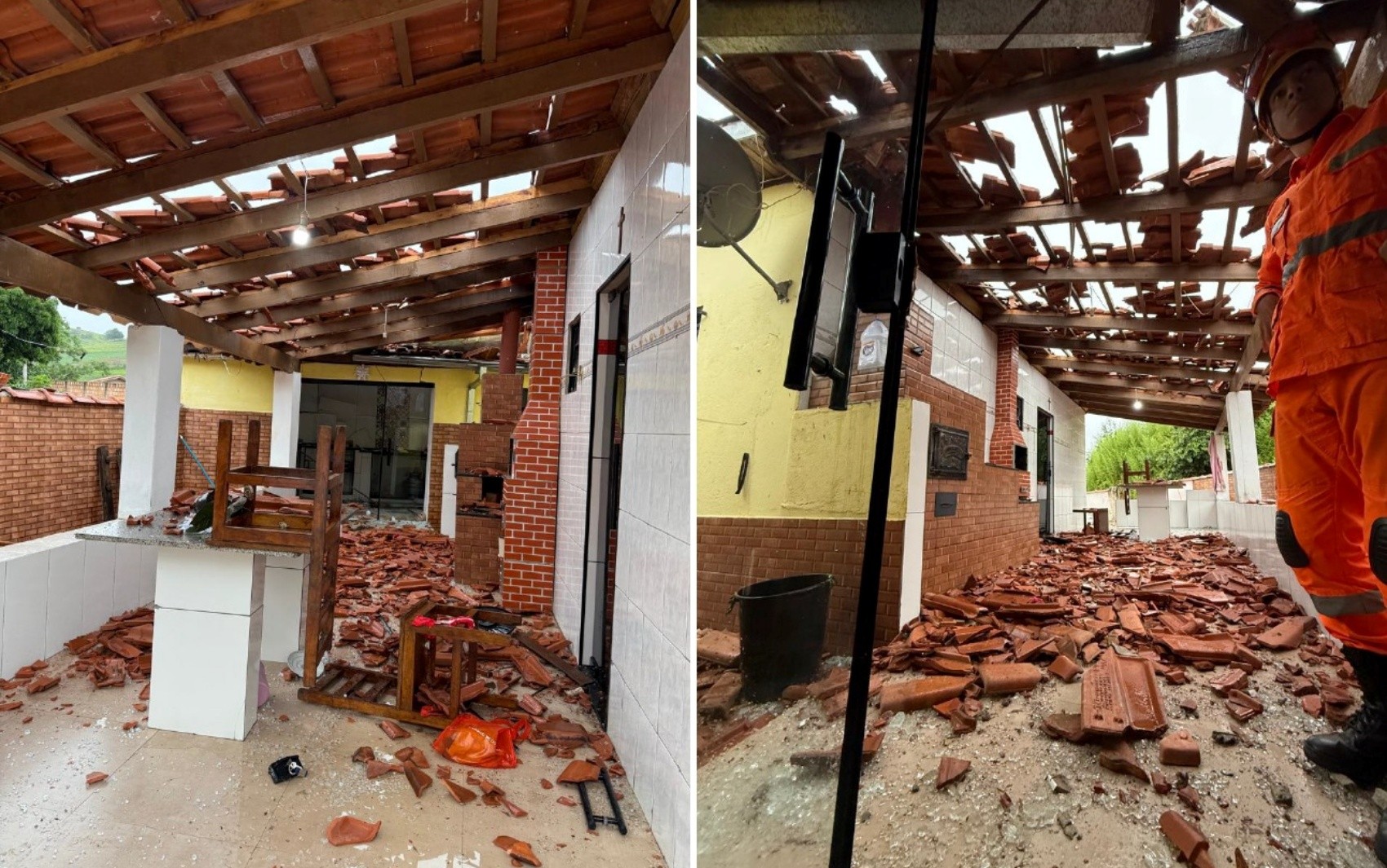 Casal fica gravemente ferido após incêndio causado por vazamento de gás em Jesuânia, MG