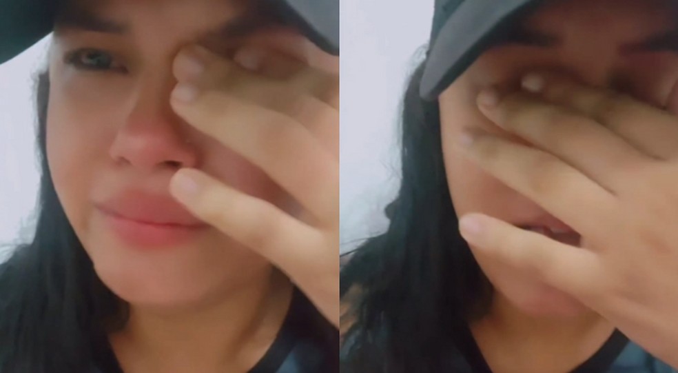 Relato foi publicado pela vítima nas redes sociais — Foto: Reprodução/WhatsApp