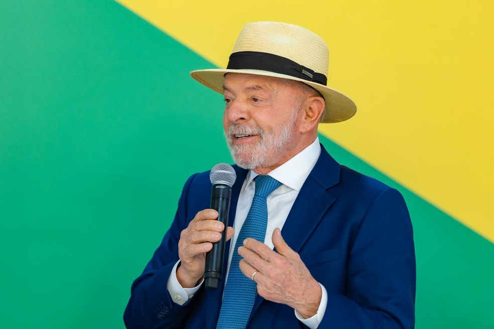 Lula durante evento no Palácio do Planalto. — Foto: Ricardo Stuckert/ Presidência da República